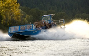 Image of OTE highway business sign customer, Hellgate Jetboat excursions