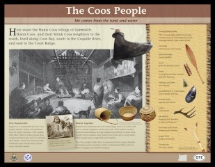 The Coos People, Oregon Historical Marker