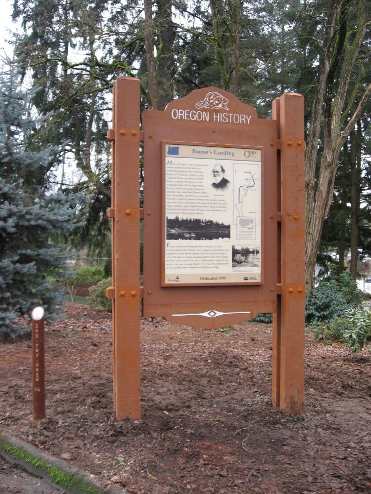 Boone's Landing Oregon Travel Information Council